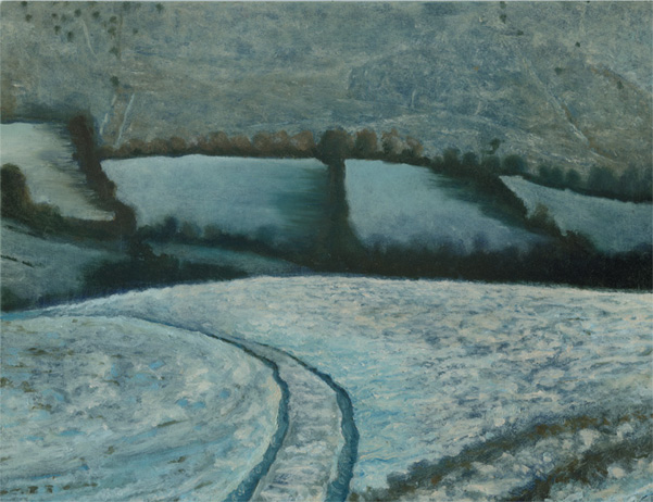 winter mountain trail